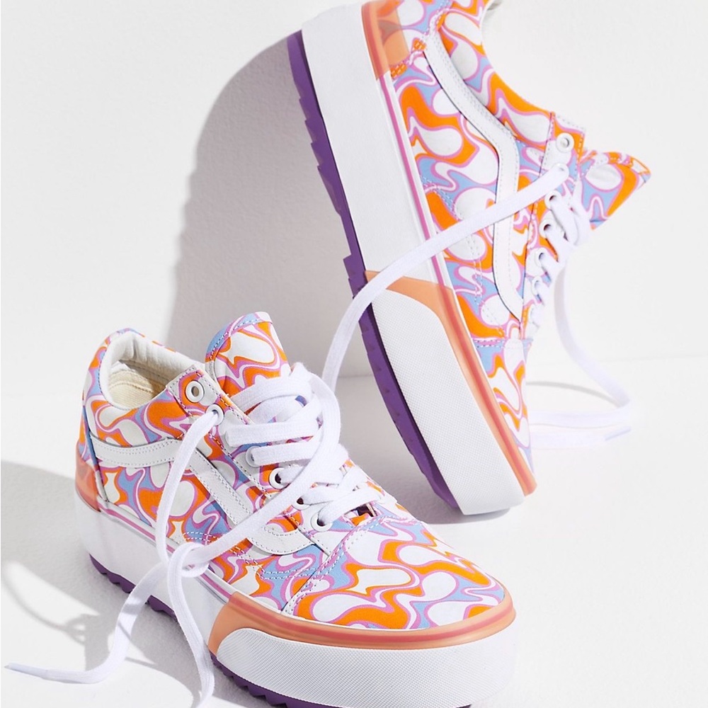 VANS Old Skool Shoes Women's Stack Platforms! ☮️